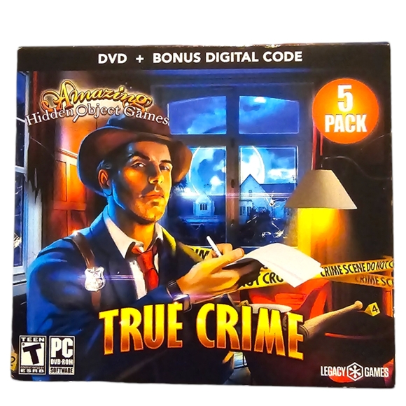 Legacy Games Amazing Hidden Object Games for PC: True Crime Vol. 1 (5 Game Pack) - Picture 1 of 2